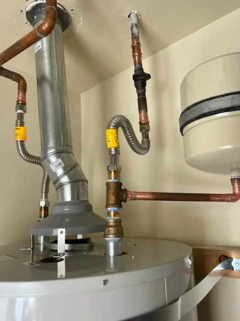 Water heater installation and plumbing repair in Salina